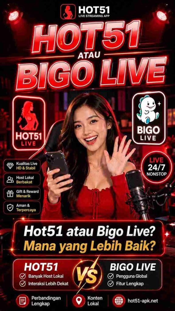 Hot51 atau Bigo Live, Mana yang Lebih Cocok?