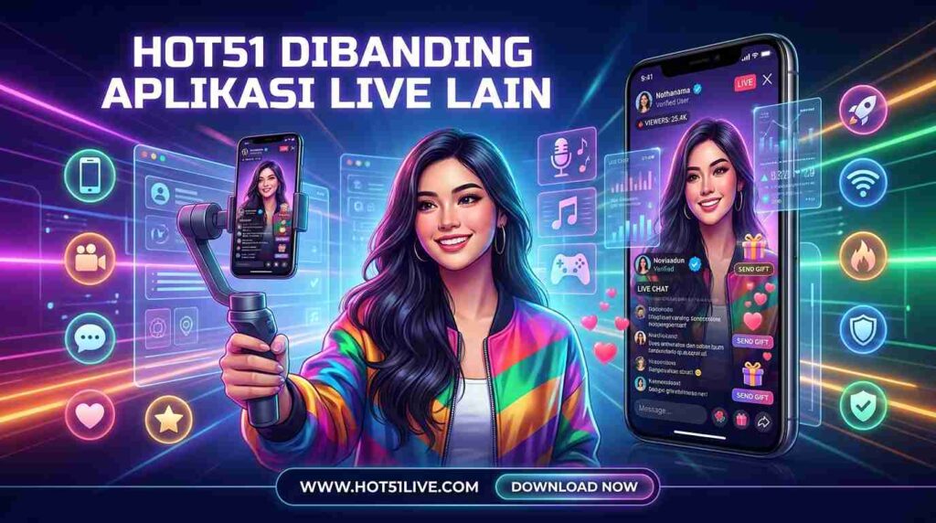 Hot51 Dibanding Aplikasi Live Lain: Perbandingan Lengkap