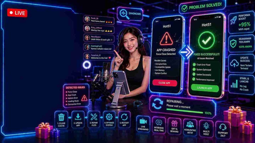 Hot51 Force Close: Penyebab, Solusi, dan Cara Mengatasinya