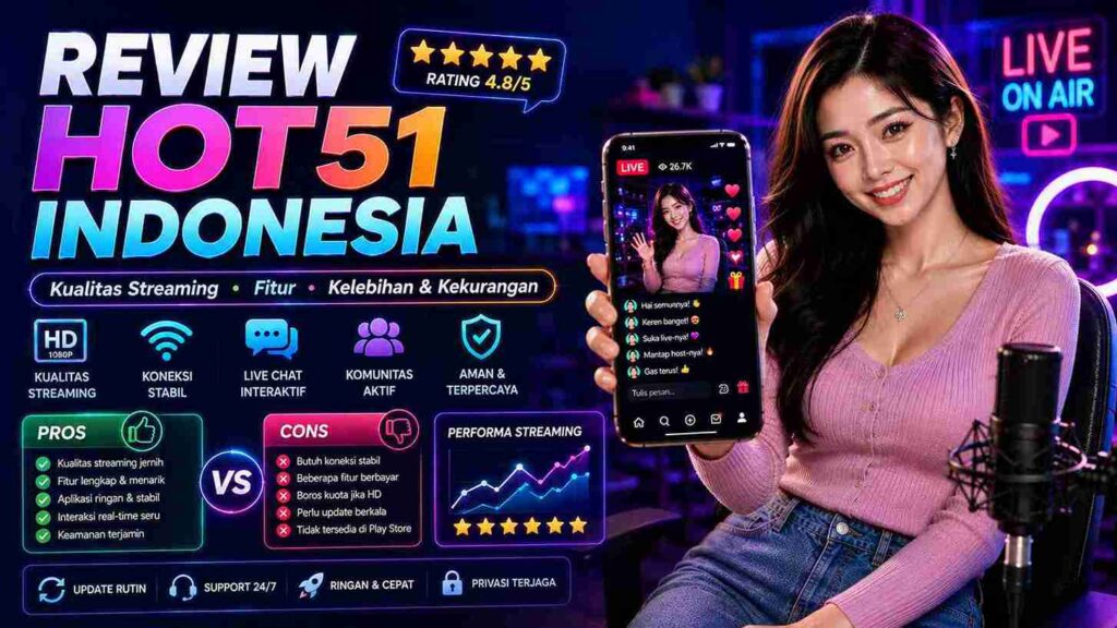 Review Hot51 Indonesia: Kualitas Streaming, Fitur, dan Kekurangan
