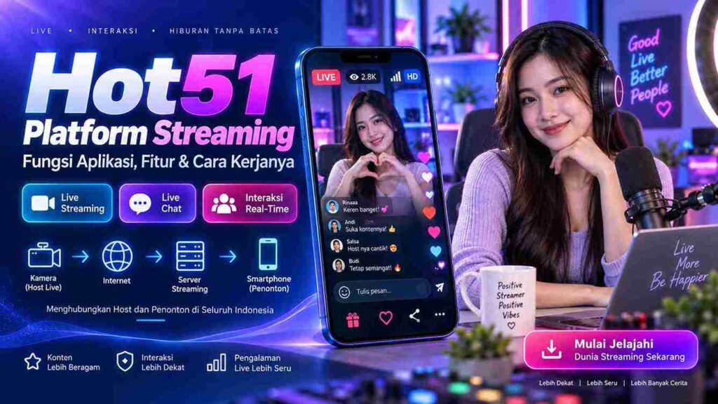Hot51 Platform Streaming: Fungsi, Fitur, dan Cara Kerjanya