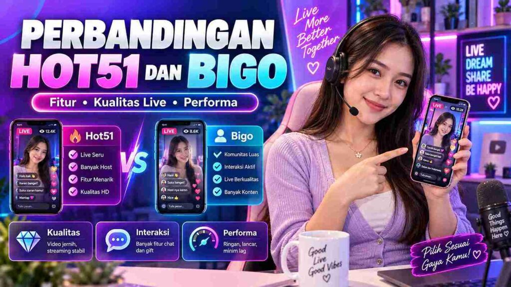 Perbandingan Hot51 dan Bigo: Mana yang Lebih Sesuai?