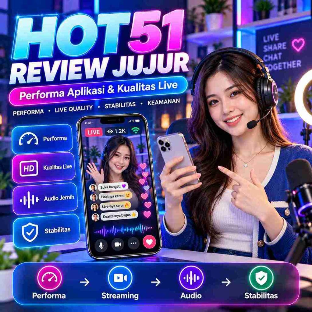 Hot51 Review Jujur: Performa Aplikasi dan Kualitas Live