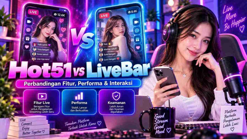 Hot51 vs LiveBar: Perbandingan Fitur dan Pengalaman Live
